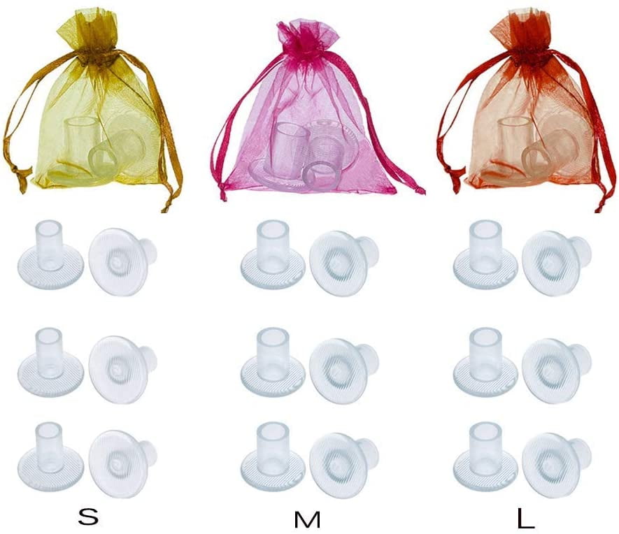 High Heel Protecors,12 Pairs Transparent Heel Stoppers, Heel Repair