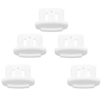 Dishwasher Accessories 5 Pcs Supply Accessory Frame Appendix Parts Clips White Plastic