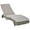 Gray, variant on Resenkos Chaise Lounger With 5-Level Backrest Adjustment, Cushioned Patio Sun Lounger, Easy-Moving Wheels, PE Rattan, Mixed-Gray