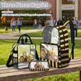 thumbnail image 2 of Kuiaobaty Truck Stripe Print Clear Backpack and Lunch Bag Set for Boys Lightweight Clear Bookbag with Pencil Case Sturdy Transparent Backpack Lunch Box for School Stadium, 2 of 5
