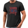 thumbnail image 5 of Tnhcen 4th of July Men's Premium Patriot Shirt USA Flag Graphic Summer Loose Fit Novelty T-Shirt Tops S-3XL, 5 of 5
