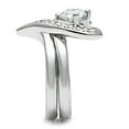thumbnail image 3 of 3W220 - Rhodium Brass Ring with AAA Grade CZ in Clear, 3 of 3