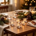 thumbnail image 4 of HOSLEY Hosley Classic Tealight Candles Glass Candle Holder Set, Set of 12, 4 of 11
