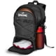 thumbnail image 1 of Mochila de baloncesto negra Spalding con compartimentos para pelotas y zapatos, 1 of 9