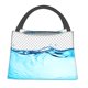 thumbnail image 1 of Fotbe Crystal Clear Water Splash Bolsa Térmica Portátil con Estampado, Bolsa de Entrega de Alimentos Aislada, Bolsa Reutilizable de Gran Capacidad para Comidas y Supermercado, 1 of 6