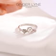 thumbnail image 2 of Isla Simulated Pearl Ring for Women Sterling Silver 14K Gold Plated Ginger Lyne Collection, 2 of 7