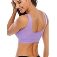 thumbnail image 4 of 2 Pack Women Sports Bra Sexy Lace Sports Bra Top Padded Bra Yoga Breathable Bra Comfort Lift Sports Bras Tops Activewear Tank Tops Bra, 4 of 7