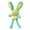 Green, variant on Pull-and-Stretch Bunny Plush Toy, Interactive Long-Legged Rabbit with Extendable Ears and Legs, Soft Sensory Fidget Toy for Kids