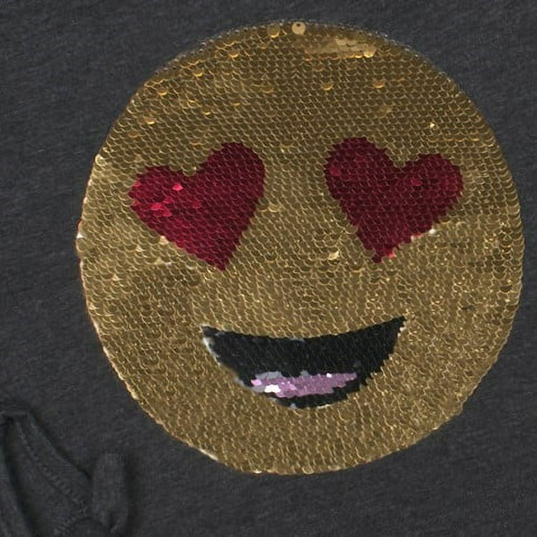 Flip sequin emoji shirt sales