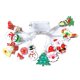 thumbnail image 2 of Nueva luz led, bastón de Papá Noel, muñeco de nieve, decoración de copos de nieve con suministros de decoración para fiesta de Navidad, 2 of 4