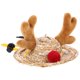 thumbnail image 2 of Gorro navideño de hámster pequeño, gorro para mascotas de dibujos animados, gorro navideño de animales pequeños, sombrero temático de alce, 2 of 5