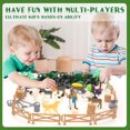 thumbnail image 4 of Farm Tractor Toys for Toddlers, 4 pcs Farm Tractor Toy with 50 pcs Farm Animals&Fence Figures, Farm Figures Farmer Truck with Trailer, Toys for Kids 3-6 Years Old, 4 of 6