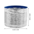 thumbnail image 4 of SKISUNO 1Set Aluminum Ducting Hose for HVAC Systems Heat Resistant Air Intake Pipe 200x16.3x16.3cm, 4 of 4