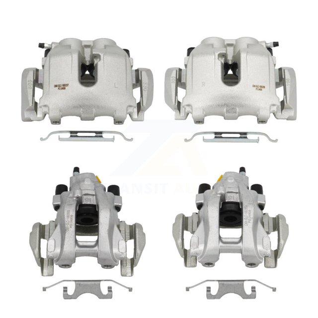 CMX Front Rear Disc Brake Caliper Assembly Left Right Side (Driver Passenger) Kit for Car 2007-2009 Mercedes-Benz E550 AWD KBC-100553