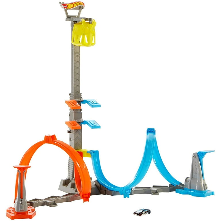 Hot Wheels Loop and Launch Toy Car Trick Vehicle Playsets
