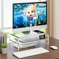 Clear Acrylic Monitor Stand Riser 2 Tier, 5.12 Inches High Clear ...