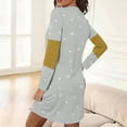 thumbnail image 4 of Wensltd Loose Fit Christmas Print Nightdress for Women Black Fashion Clothing Winter Soft Lightweight Sleepshirt, 4 of 6