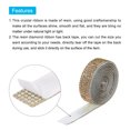 thumbnail image 4 of Unique Bargains 3Roll 1 Yard 8mm Self Adhesive Crystal Rhinestone Ribbon for Crafts Project, Bright Yellow, 4 of 5