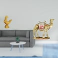 thumbnail image 2 of Escultura de pollo, estatua de animal de resina, figura de camello, moderna, decorativa, coleccionable, adecuada para regalo familiar, escritorio, ofi, 2 of 8