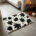 thumbnail image 6 of Tyidzon Fall Bathroom Rug, Soft Absorbent Maple Leaf Bath Mat, Thanksgiving Floor Mat with Non-Slip Rubber Backing 23.6 x 15.8 in, 6 of 6