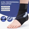 thumbnail image 1 of Ankle Brace Super Soft Breathable High Elastic Sweat Absorption Compression Strap Belt Ankle Protector Sports Supplies, 1 of 7