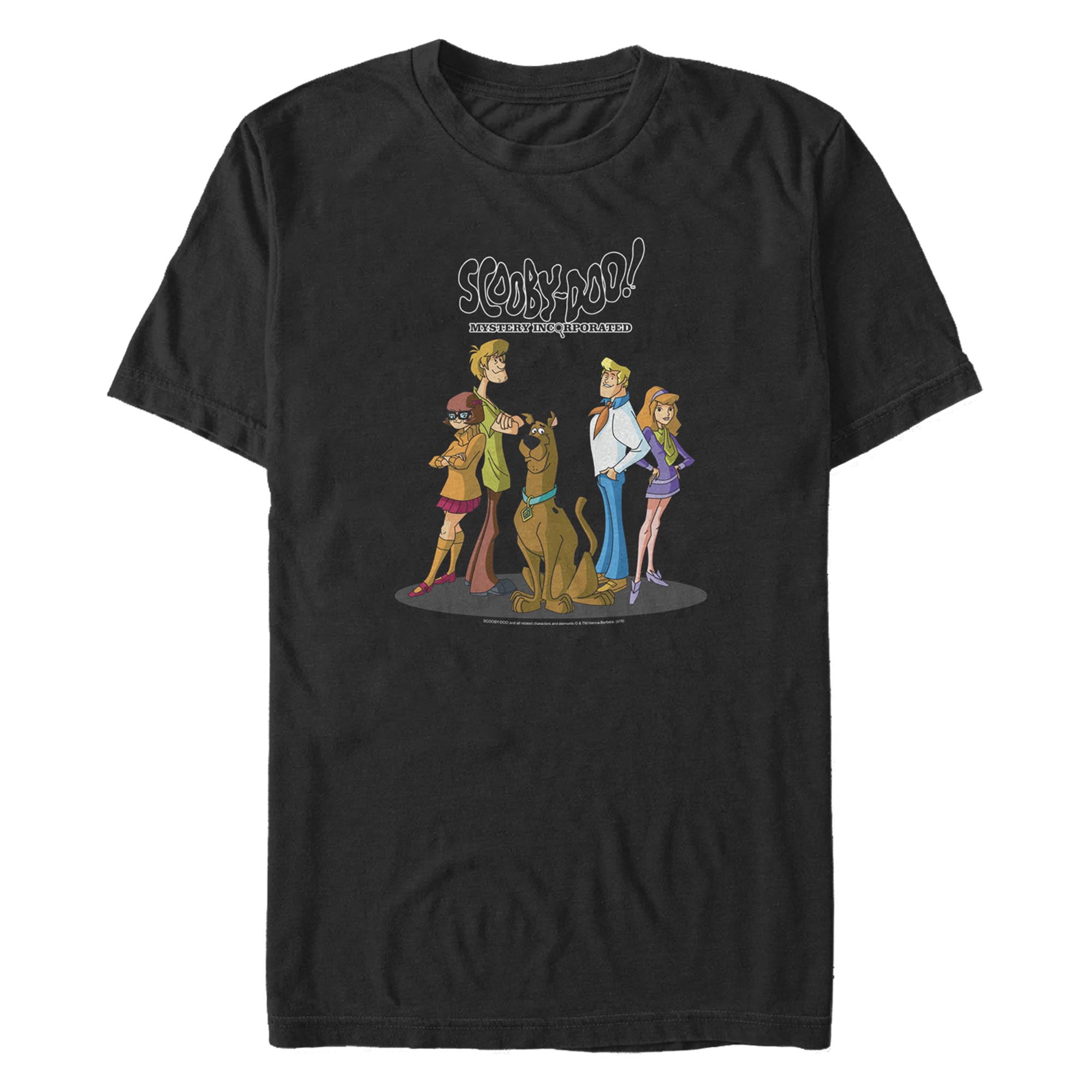 Official Scooby Doo Mystery Machine T-Shirt - Men's Black, 3XL, Ringspun Cotton