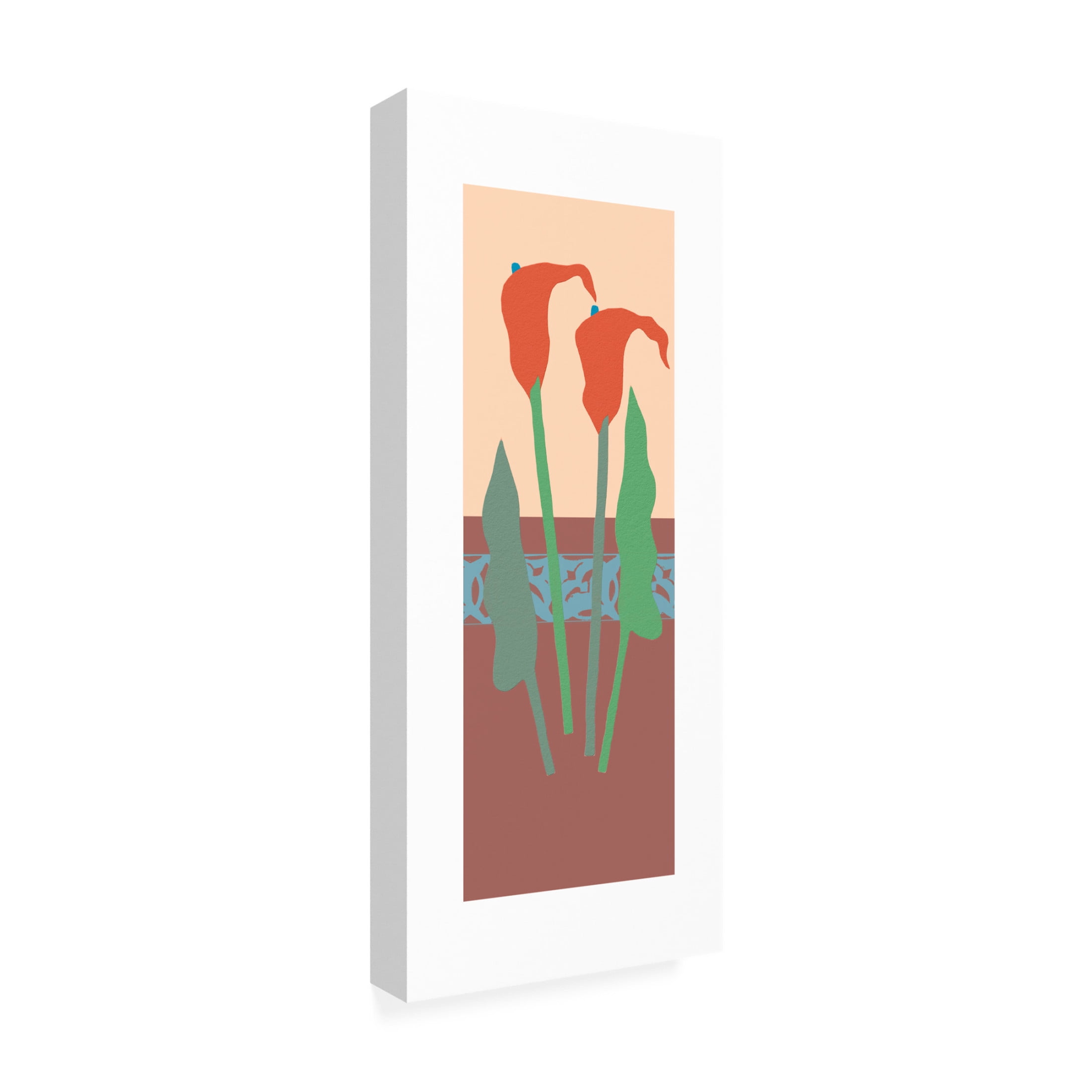 Trademark Fine Art Alonzo Saunders  Floating Floral II Canvas Wall Art