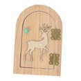 thumbnail image 3 of Tablero ocupado para niños pequeños, habilidades prácticas, Material de bricolaje, desarrollo cerebral, juguete artesanal de madera, juguete sensorial , puerta CUTICAT material de tablero ocupado, 3 of 8