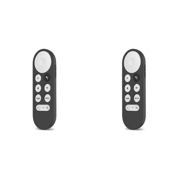 Peggybuy Anti Lost TV Remote Control Cover for Google TV/Google Chromecast 2020 (Black)