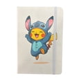 thumbnail image 1 of Libreta estilo francés color blanco, hojas rayadas, Pikachu, 1 of 3
