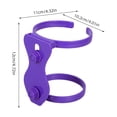 thumbnail image 2 of Luxshiny Botella Plegable Morado Para Bolsa Tote Accesorio Reutilizable Para Viaje, 2 of 8