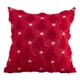 thumbnail image 2 of Christmas Light Pillow Covers Soft Multicolor Plush Snowflake Reindeer Shape Sofa Cover Home Decoration, 2 of 6