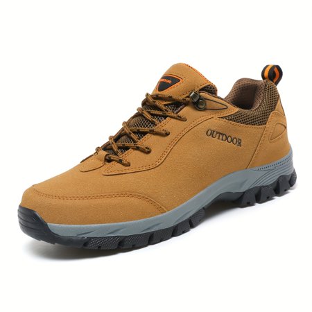 

ZHSHANTCHDQ Sturdy Plus Size Men‘s Low Top Hiking Boots Comfortable Non Slip Lace Up Shoes for Men Durable and Solid Design Ideal for Outdoor Activities