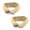 Tan, variant on safeTboy Burgandy Lap Bucket Seat Belt Kit for 1953-1957 VW Type 1 Oval Standard 2 Point - 2 Belts