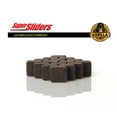 Super Sliders With Gorilla Glue Technology 1" Square Brown Felt Pads