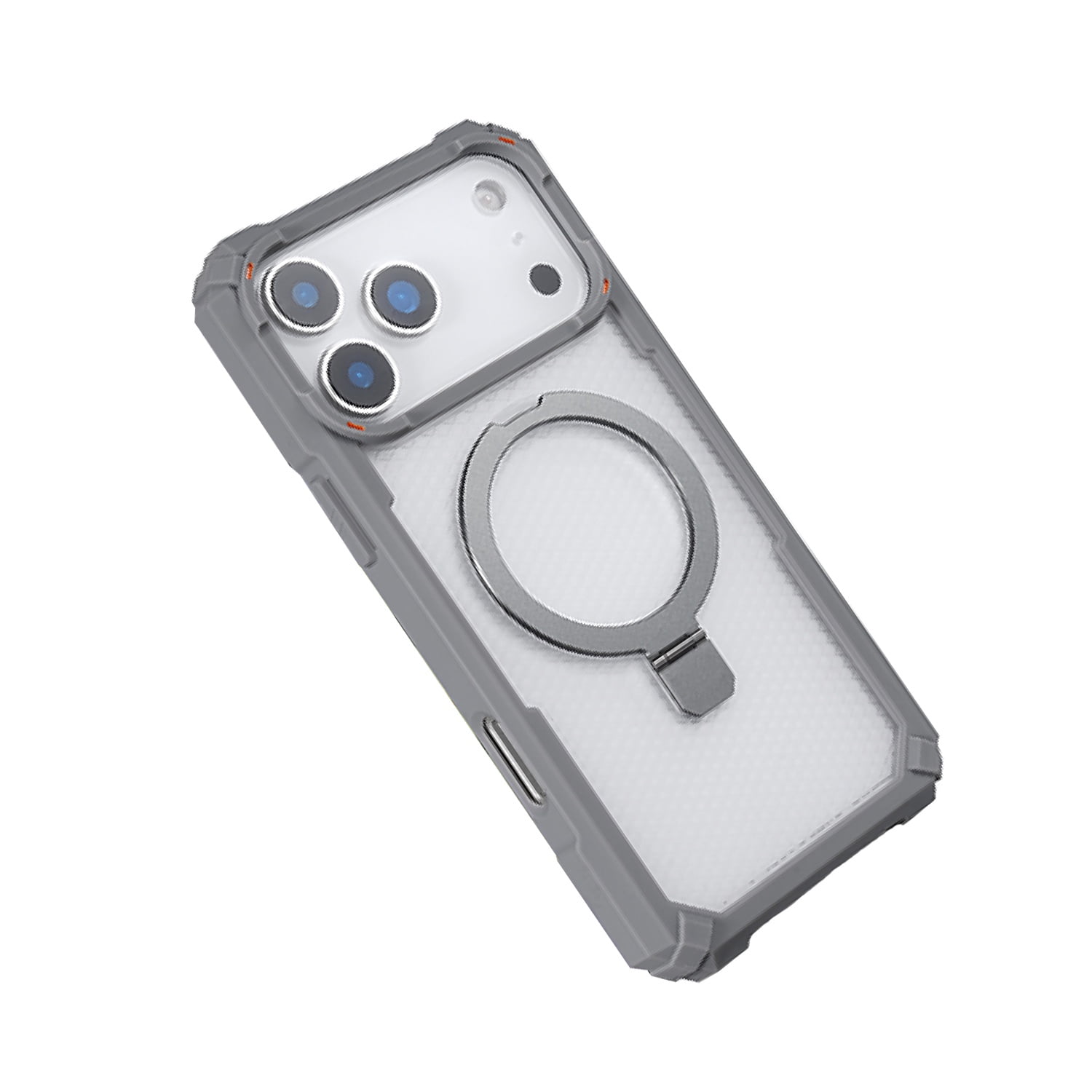 Durable Rugged Case with Stand for iPhone 17 Pro Max - Gray