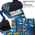 thumbnail image 4 of Crossbody Sling Backpack for Women Men Colorful Sharks Shoulder Sling Crossbody Casual Chest Bag for Travel Sports Running Hiking, 4 of 6