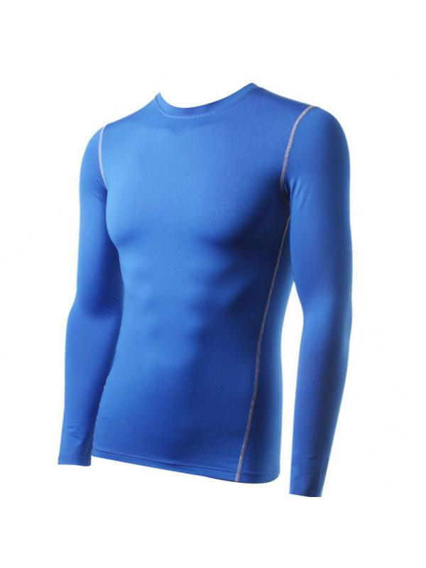 Details about   Man Compression Armour Base Layer Top Long Sleeve Thermal Gym Sports Tops Shirt 