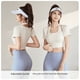 thumbnail image 3 of Traje de yoga de secado rápido Traje de yoga ajustado de manga corta para mujer Traje de fitness deportivo, 3 of 4
