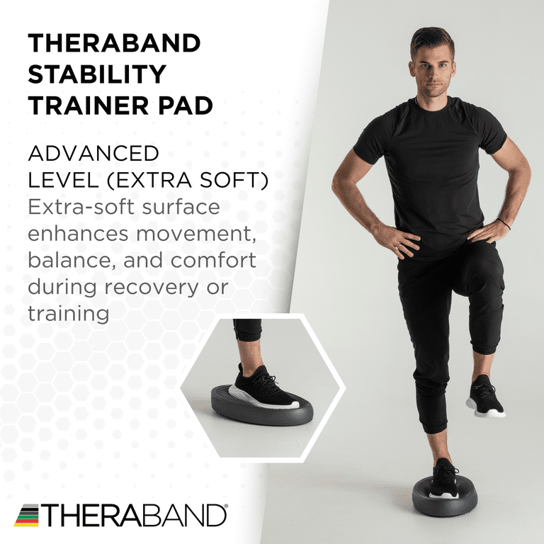 THERABAND, Stability Trainer Pad, Black, Advanced, Core