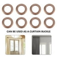 thumbnail image 1 of Minkissy 75Set Heavy Duty Plastic Grommets for Curtains and Draperies Use, 1 of 8
