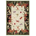 thumbnail image 3 of Safavieh Chelsea Shelton Novelty Wool Area Rug, Ivory/Black, 6' x 9', 3 of 12
