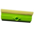 thumbnail image 3 of Recyclable Silicone Window Squeegee, 2 in 1 Window Cleaning Scraper, Squeegee and Scrubber, for Windows, Walls, Car Windshields, Kitchens,Easy to Clean Without Streaks (Green) 8.26x3.14x11.02", 3 of 7