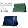 thumbnail image 4 of for iPad Mini 7th Gen 8.3" 2024 Case PU Leather Folio Tablet Cover, Smart Auto Wake/Sleep Flip Stand Case Embossed Pattern Magnetic Clasp Protective Case for iPad Mini 6th Gen 8.3" 2021, Green, 4 of 9