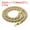 Champagne Gold/Golden, variant on Uxcell Stanchion Rope, 2 Pack 1.5m/5Ft Barrier Rope Twisted Post Ropes with Snap Hooks, White Silver