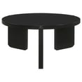 thumbnail image 6 of Cordova 3-piece Solid Wood Coffee and End Table Set Black, 6 of 10