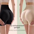 thumbnail image 2 of Pantalones de nalgas falsas de gran tamaño, ropa interior esencial para el vientre, pantalones de pierna plana para mujer, nalgas completas en 3D, cadera delgada sin costuras, 2 of 6