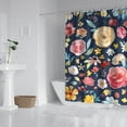 thumbnail image 3 of Waterproof Pioneer Shower Curtain 72x84 Inch Polyester Unique Cute Floral Shower Curtain for Bathroom Hotel Home Decor with 12 Plastic Hooks, 3 of 5