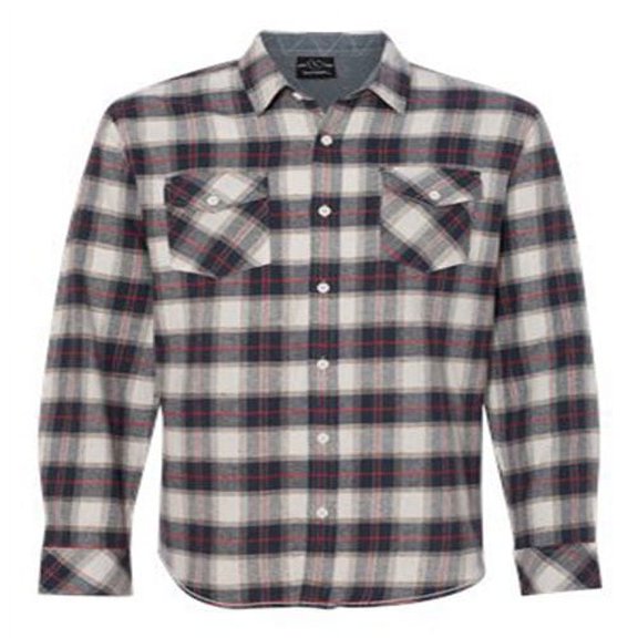 Burnside Men's Yarn-Dyed Long Sleeve Flannel Shirt