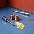 thumbnail image 1 of CRAFTHROU 2Ud Cerradura De Pestillo Duckbilled En Metal Dorado Para Gabinetes Y Cajas, 1 of 8